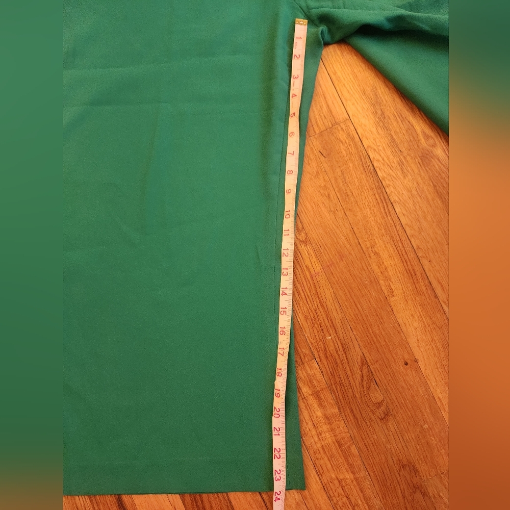Boden Green Wide-Leg Tuxedo Pants // Sz 18L - Picture 12 of 12